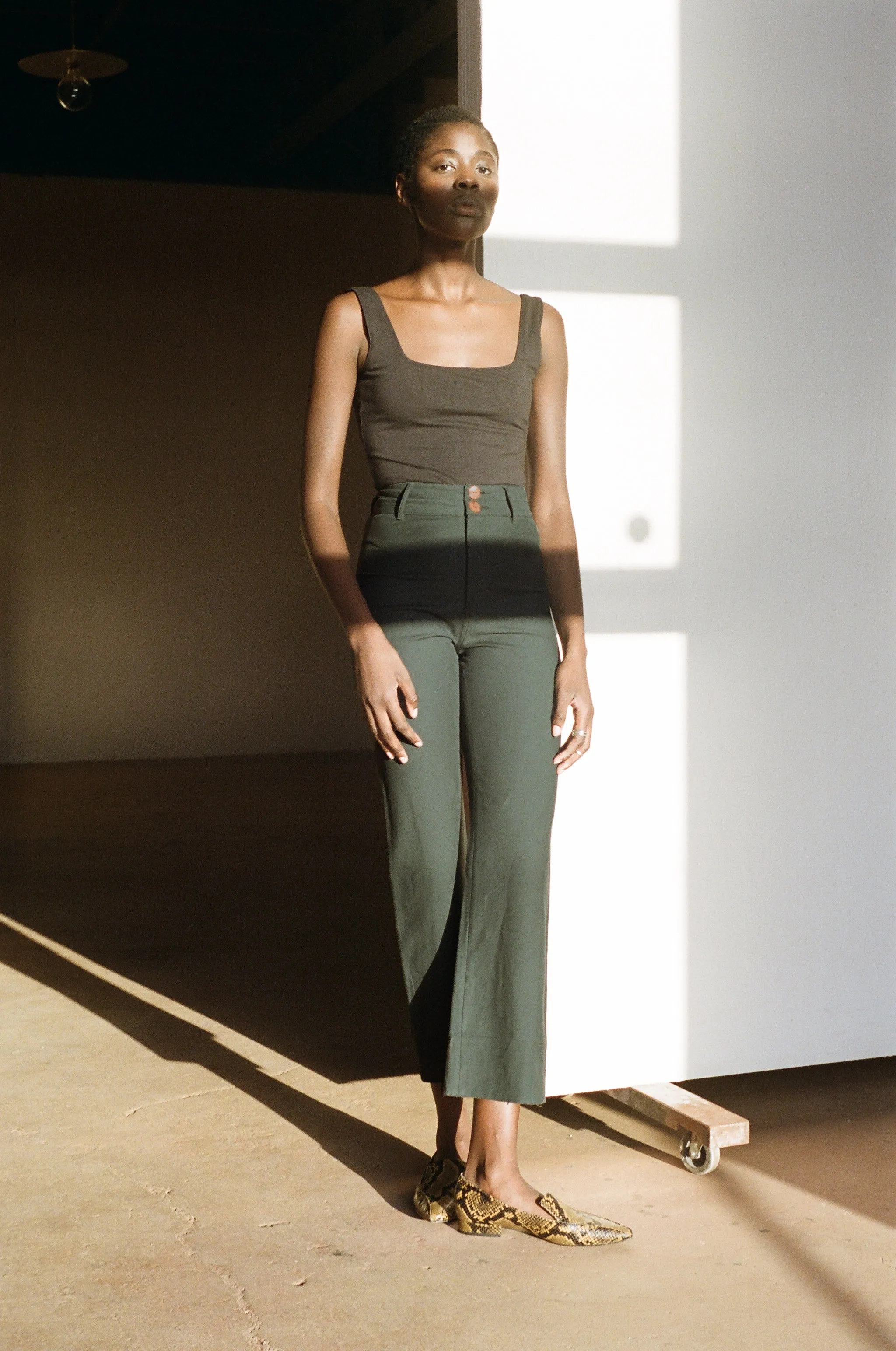 LUNA PANT | bonsai | WAREHOUSE SALE sold by Maria Stanley