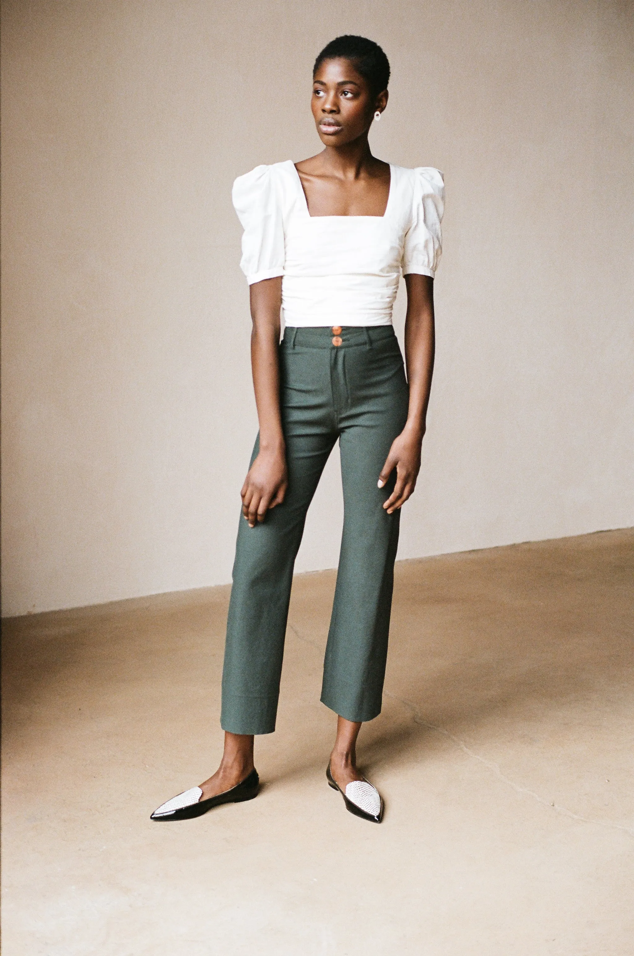 LUNA PANT | bonsai | WAREHOUSE SALE sold by Maria Stanley product image thumbnail 2