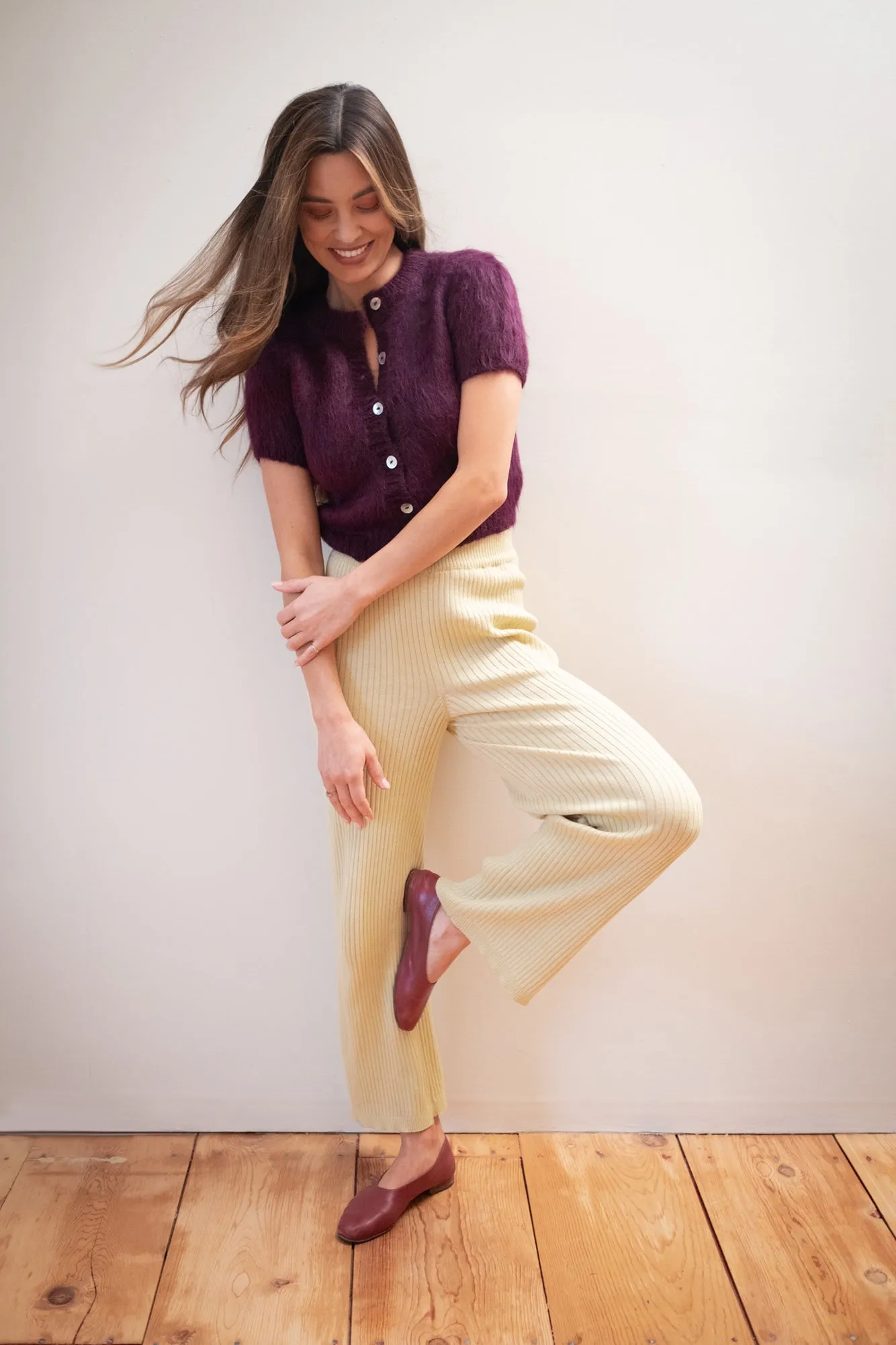 SHORT SLEEVE CARDI | jam sold by Maria Stanley product image thumbnail 2