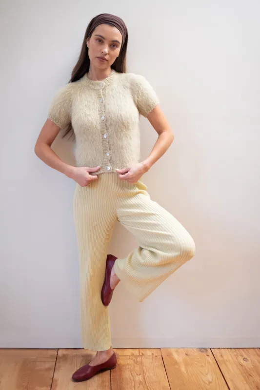 SHORT SLEEVE CARDI | pear made by Maria Stanley