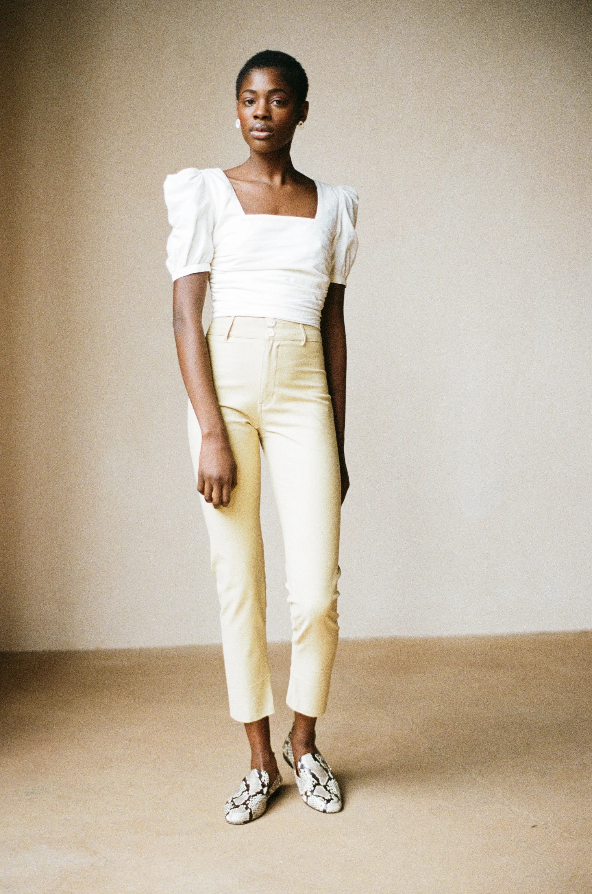 SKINNY LUNA PANT | ginger | WAREHOUSE SALE sold by Maria Stanley product image thumbnail 3