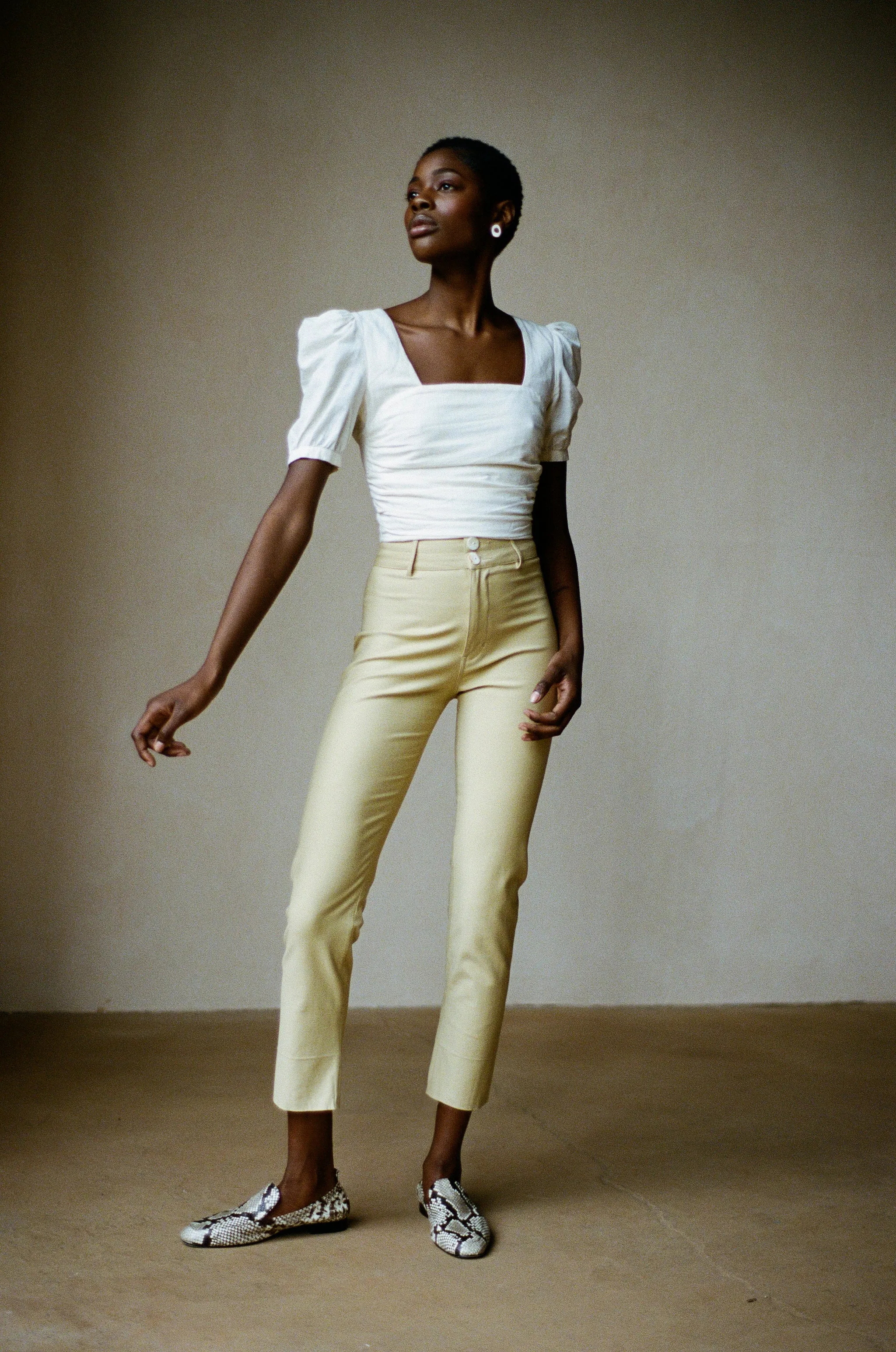 SKINNY LUNA PANT | ginger | WAREHOUSE SALE sold by Maria Stanley product image thumbnail 4