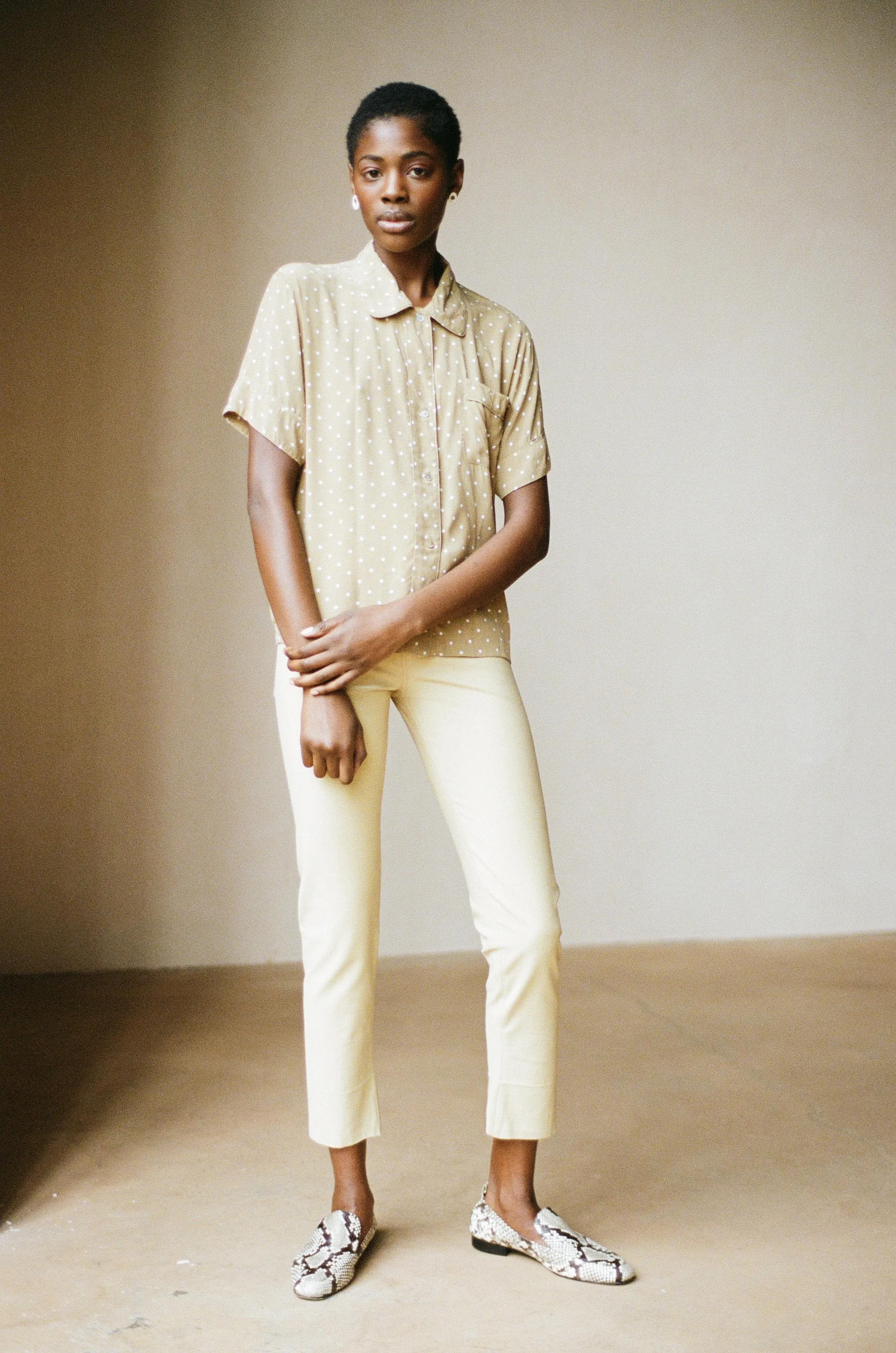 SKINNY LUNA PANT | ginger | WAREHOUSE SALE sold by Maria Stanley product image thumbnail 5