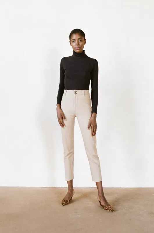 SKINNY LUNA PANT | mushroom | WAREHOUSE SALE sold by Maria Stanley