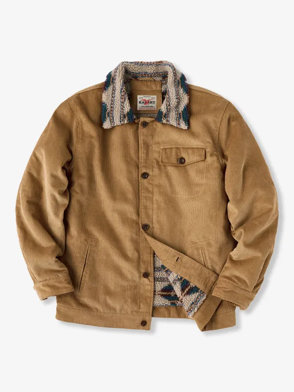 Navajo Fleece-lined Corduroy Blazer Jacket sold by Karaku