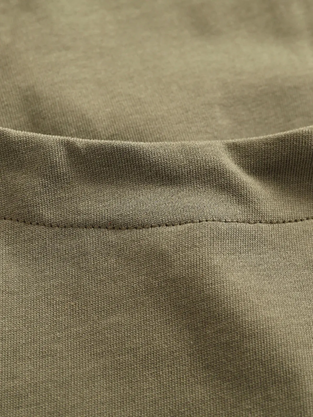 Henry neck T-shirt with contrasting collar and pockets sold by Karaku product image thumbnail 5