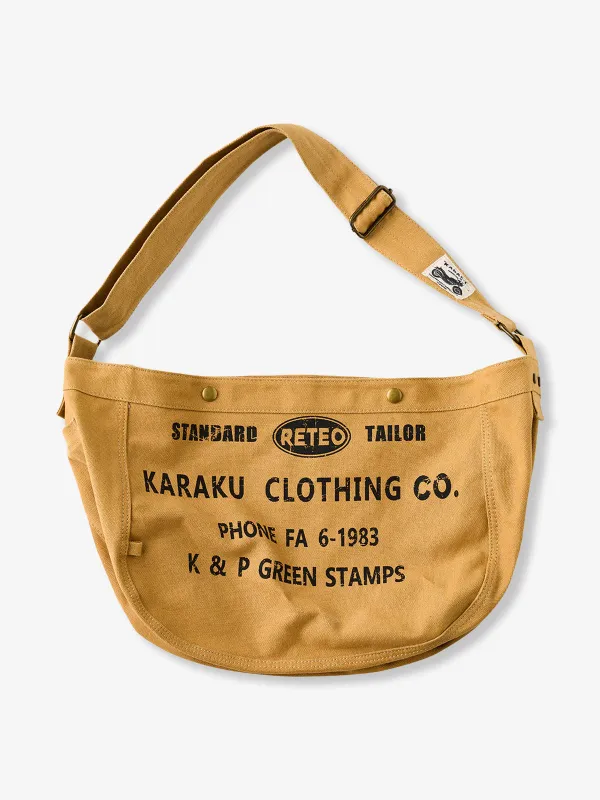 Updated 60s Canvas Newsboy Bag sold by Karaku
