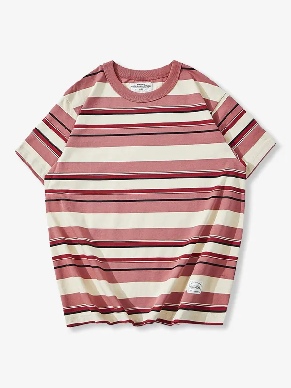 Heavyweight American Casual Border T-Shirt sold by Karaku