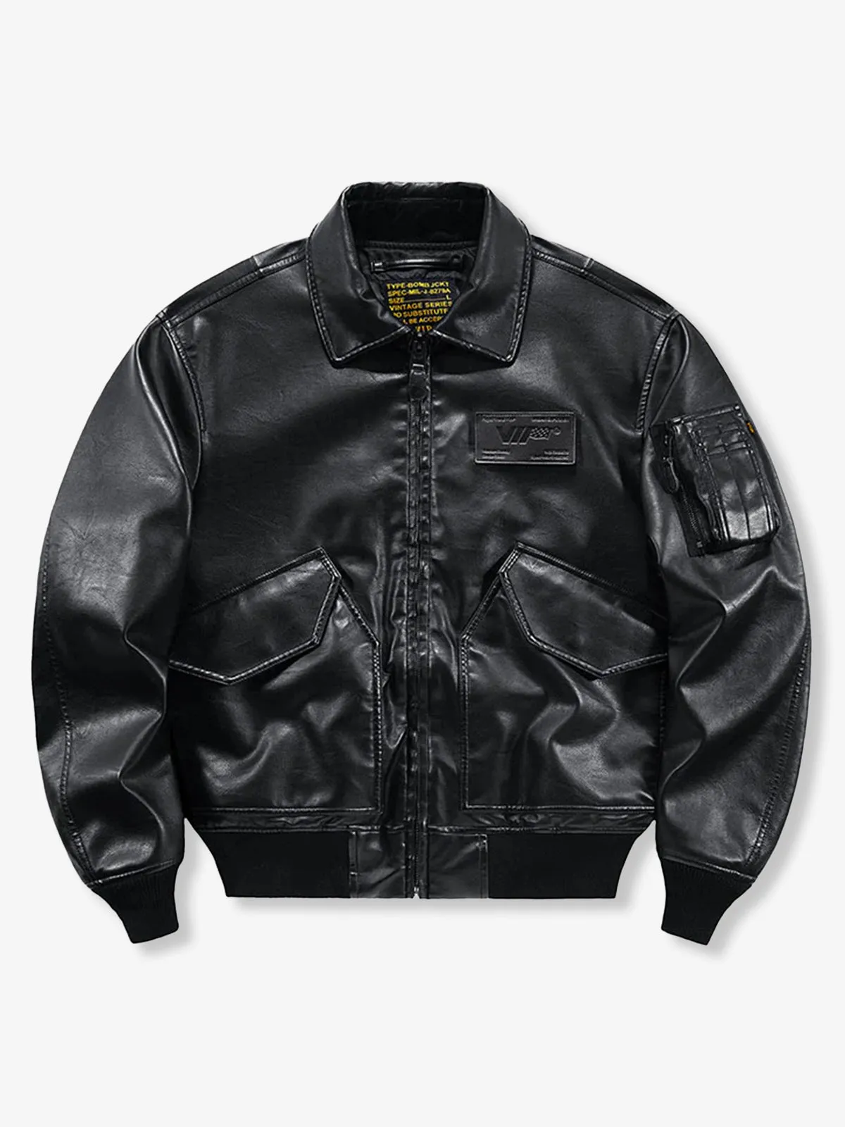 (CWU-45/P) MA-2 Leather Flight Jacket sold by Karaku