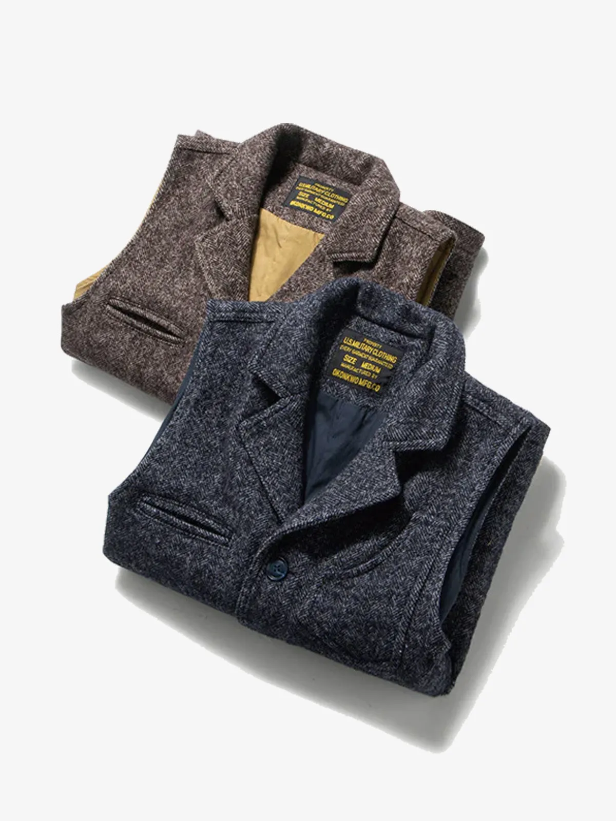 British Style Wool Blend Vest sold by Karaku product image thumbnail 5