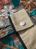 Botanical Lace Panel Cotton Canvas Work Jacket sold by Karaku