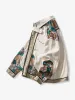 Botanical Lace Panel Cotton Canvas Work Jacket sold by Karaku