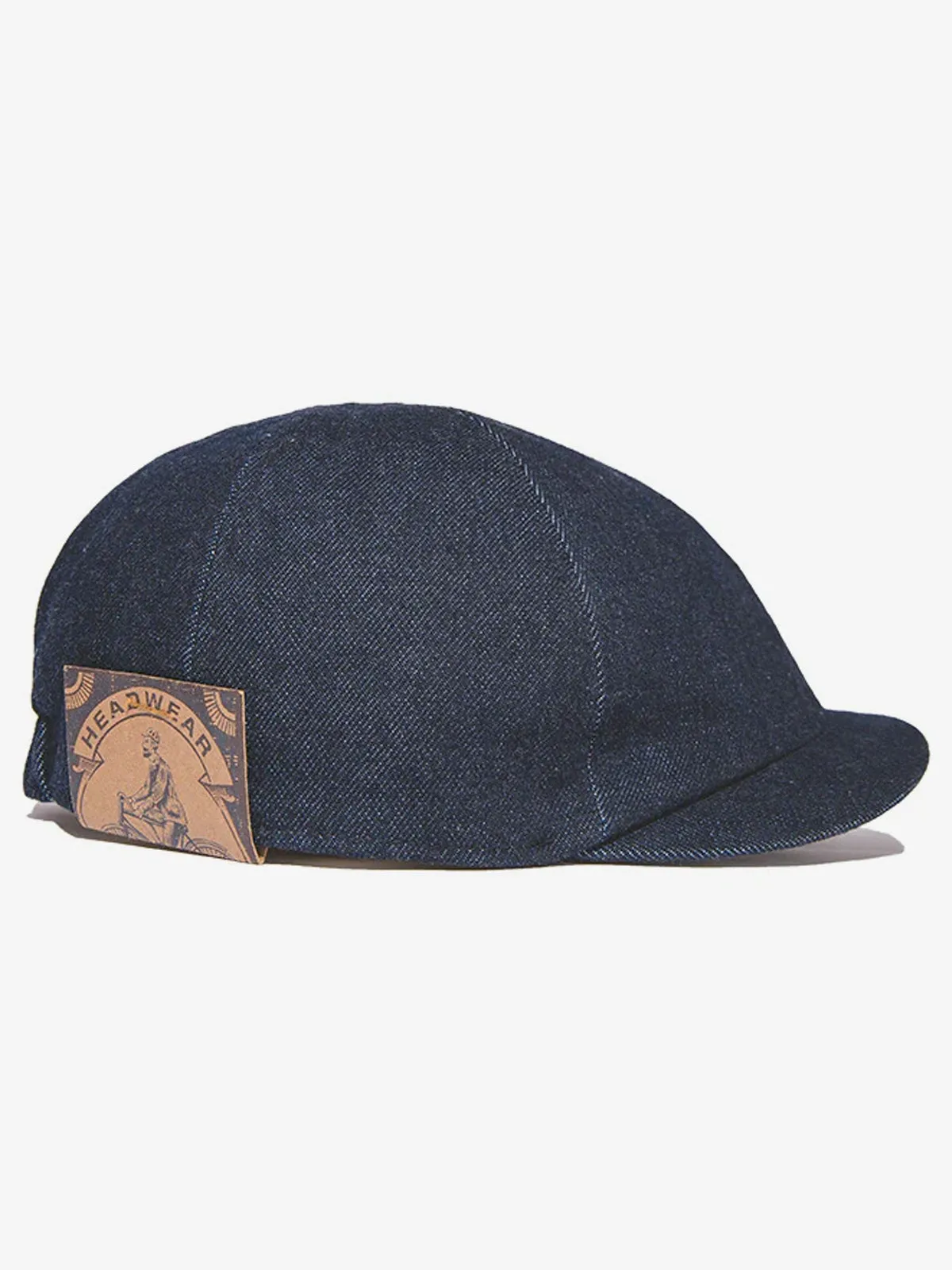 50s–70s Americana Denim Newsboy Cap sold by Karaku