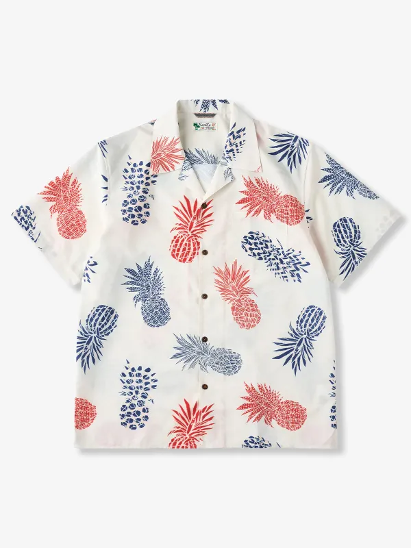 Pineapple Allover Print Aloha Shirt sold by Karaku