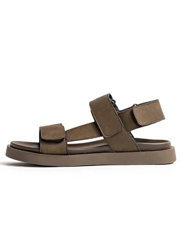 Cow Leather Velcro Sandals sold by Karaku