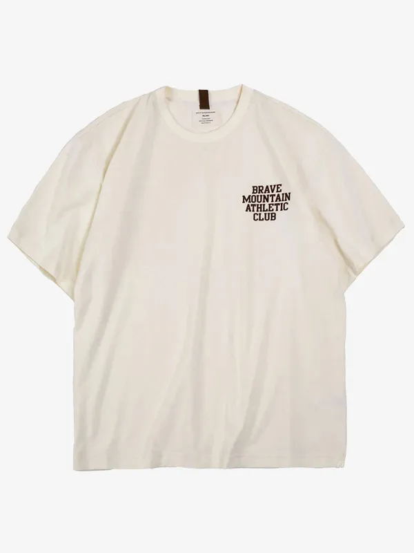 Macaron Color Flocking Print Cotton T-shirt sold by Karaku