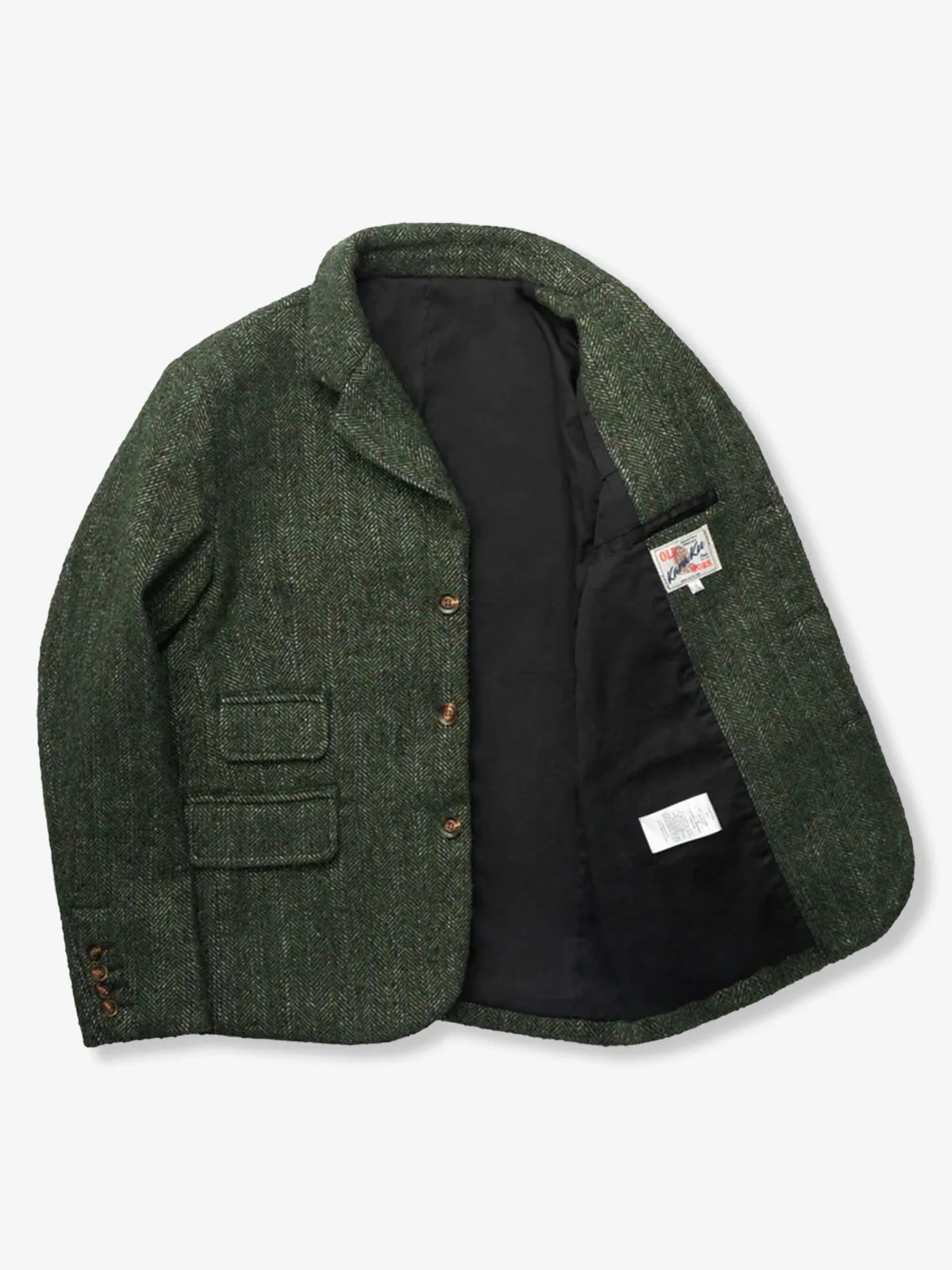 Wool-Blend Tweed Tailored Jacket sold by Karaku product image thumbnail 4