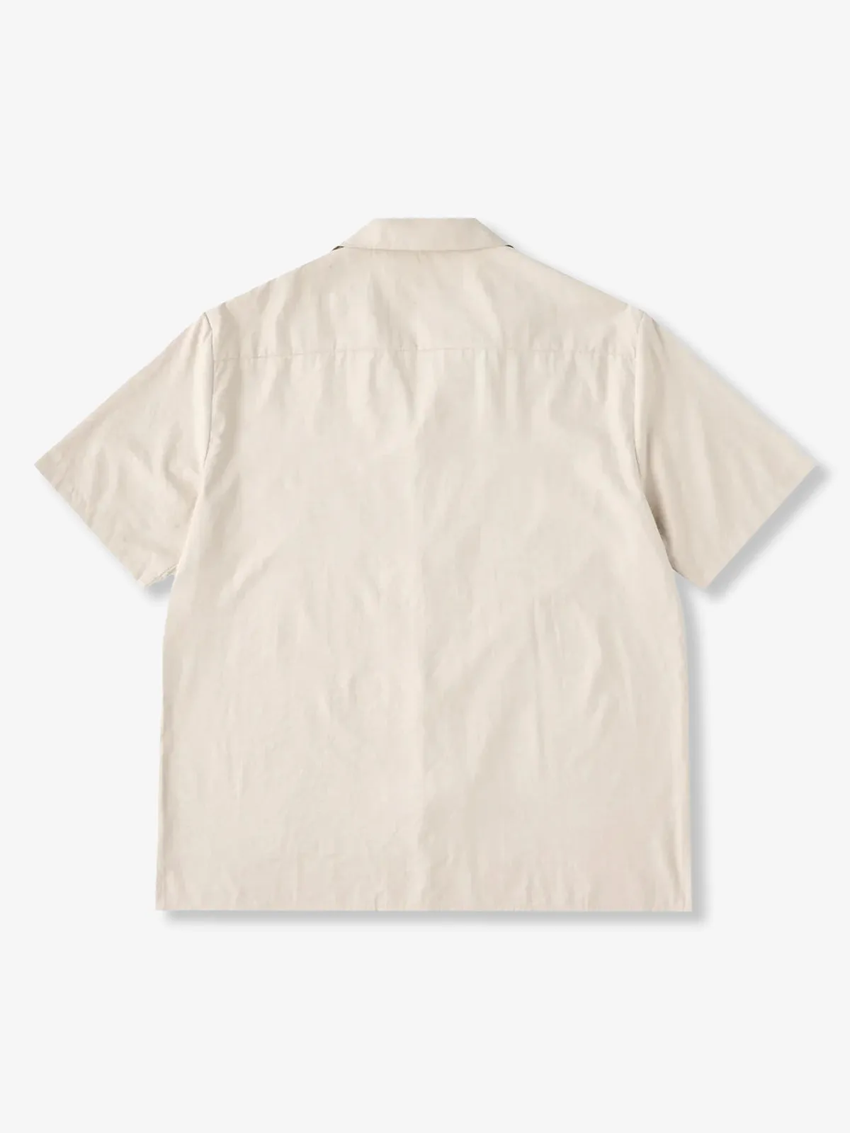 Indian-Inspired “Mystery of the Meow Tribe” Peach Skin Open-Collar Shirt sold by Karaku product image thumbnail 2