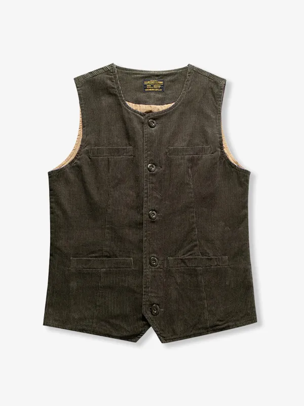 Vintage Corduroy Work Vest sold by Karaku
