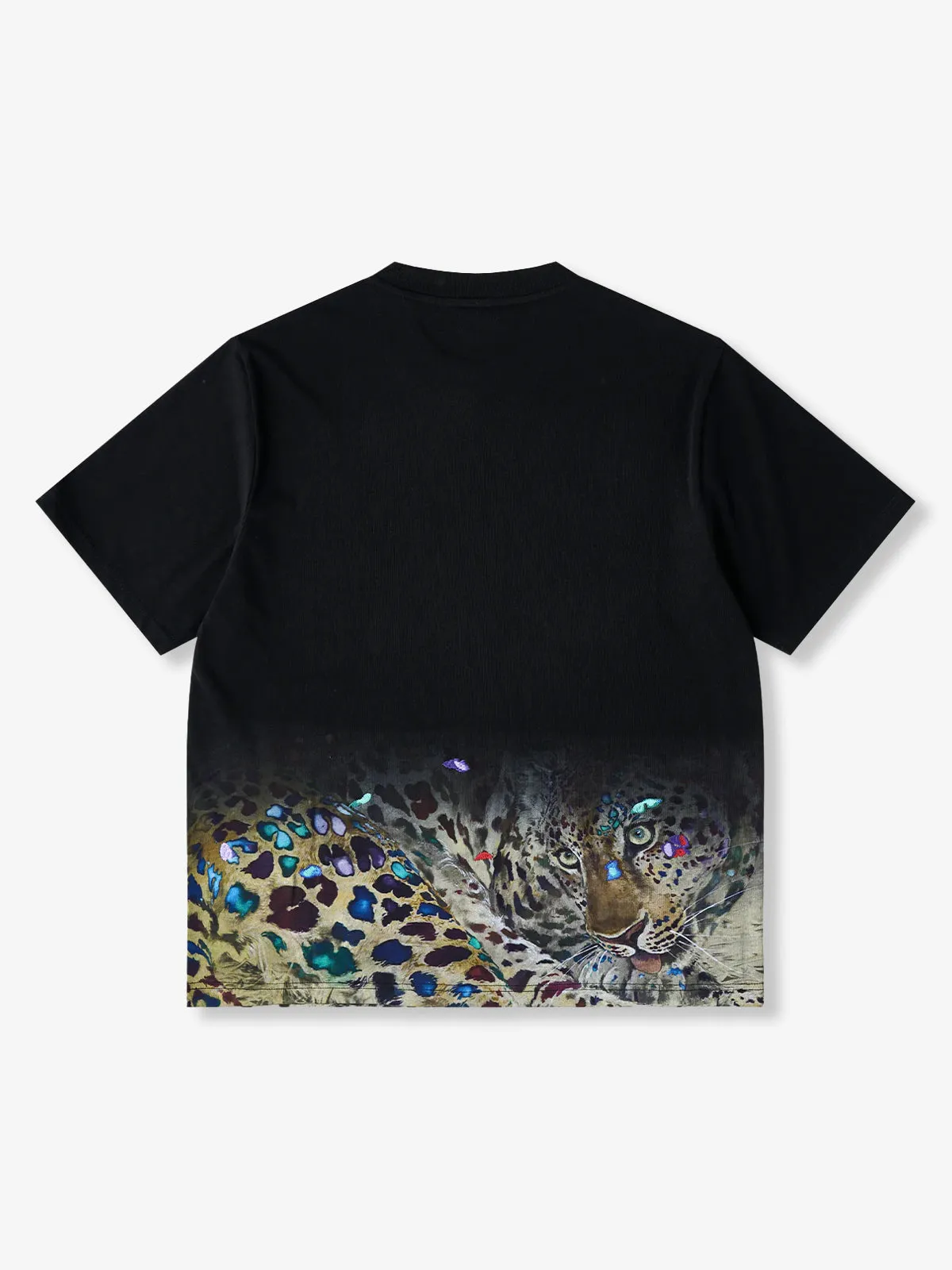 Karaku × Satoshi Kawamata "Dream Leopard" Embroidered & Printed T-Shirt sold by Karaku product image thumbnail 2