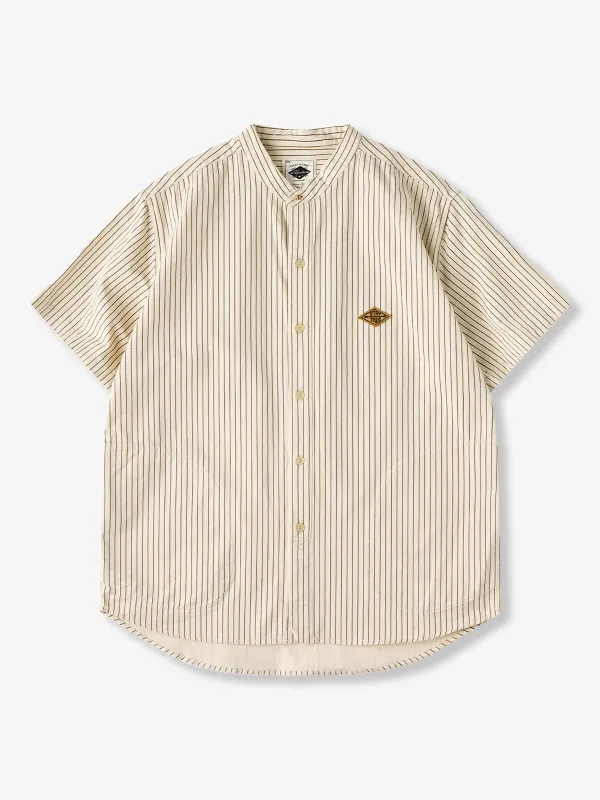 Baseball Stripe Short Sleeve Shirt sold by Karaku