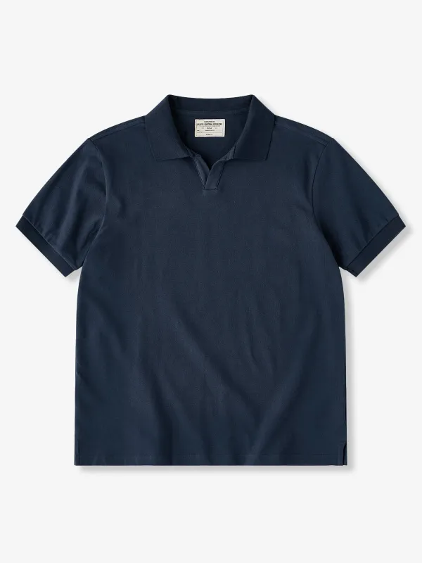 Clean Fit Italian Collar Polo Shirt sold by Karaku