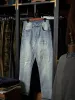 Heavyweight Handmade Distressed Denim Pants sold by Karaku