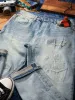 Heavyweight Handmade Distressed Denim Pants sold by Karaku