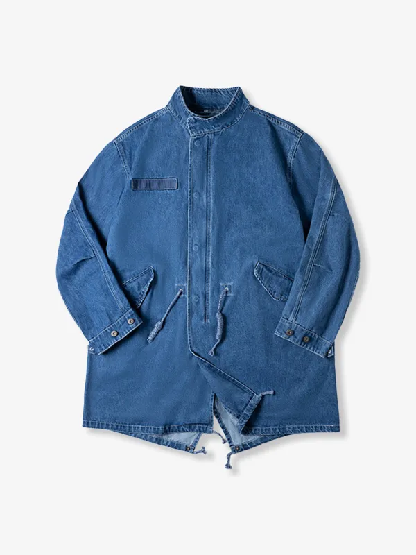 M-65 Modified Denim Fishtail Parker sold by Karaku