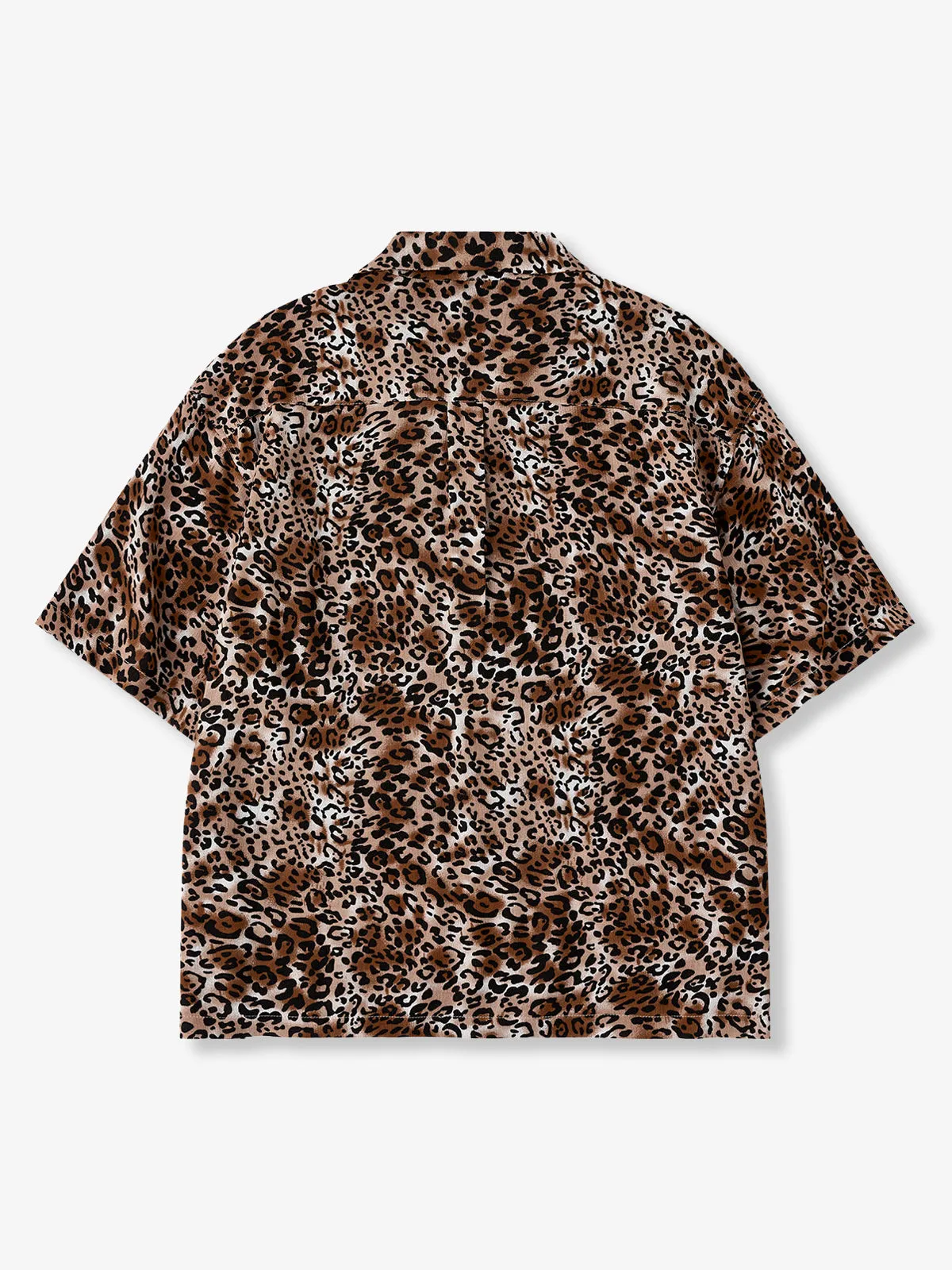 1970’s Leopard Print Open Collar Shirt sold by Karaku product image thumbnail 2