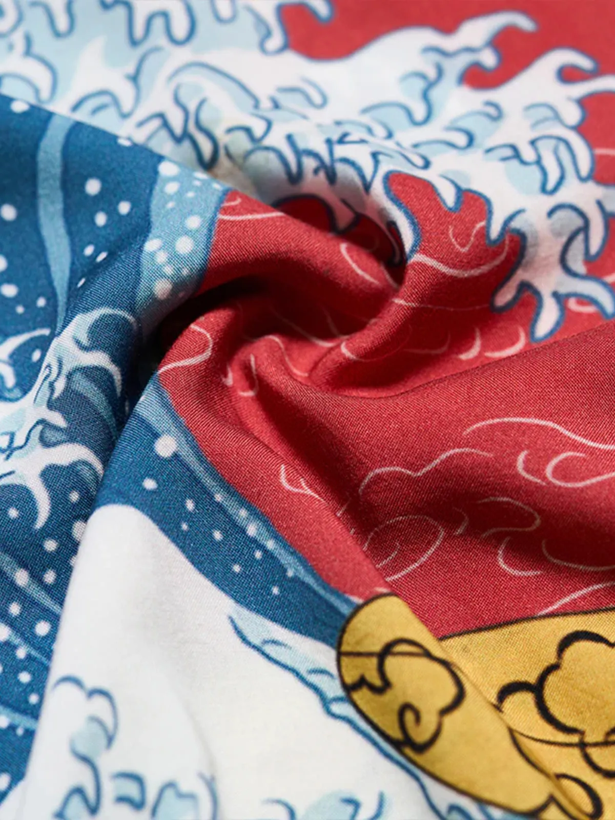 "KaraKux365CAT.ART" Kanagawa Oki Namura, Tattoo Cat Surfing Aloha Shirt sold by Karaku product image thumbnail 4