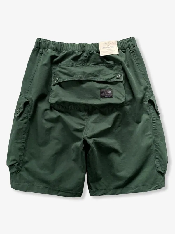 4 Styles of Heavyweight HBT Monkey Shorts sold by Karaku