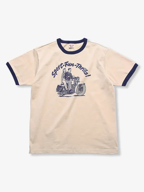 265 Heavyweight Cycling Printlinger T-Shirt sold by Karaku