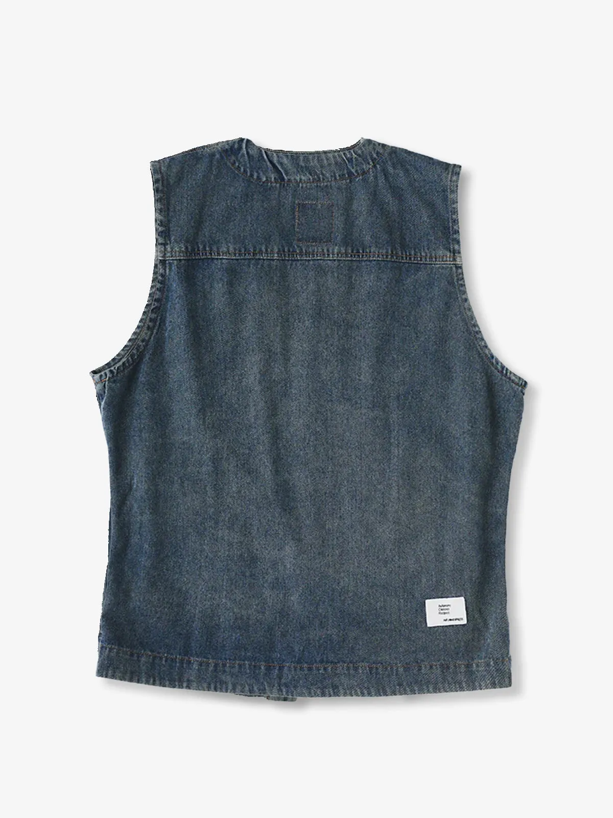 Ethnic Pattern Denim Vest sold by Karaku product image thumbnail 2