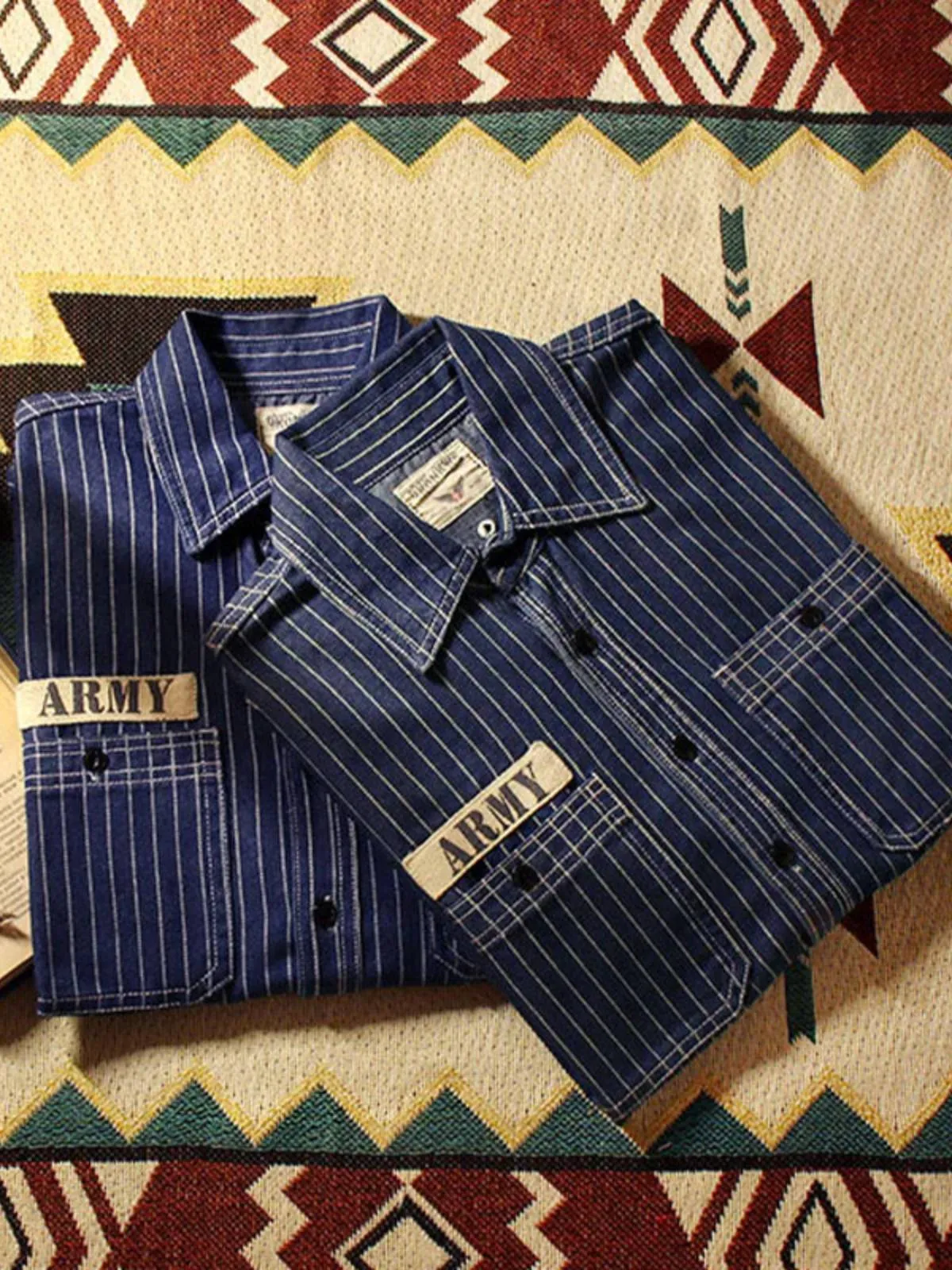 Wabash Denim Work Shirt sold by Karaku product image thumbnail 4