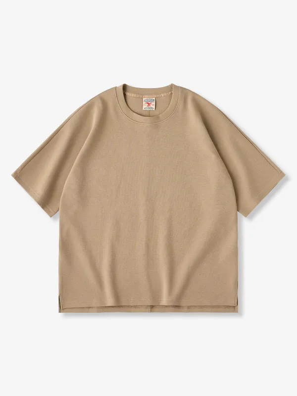 Air Layer Short Sleeve Cotton Blend T-Shirt sold by Karaku