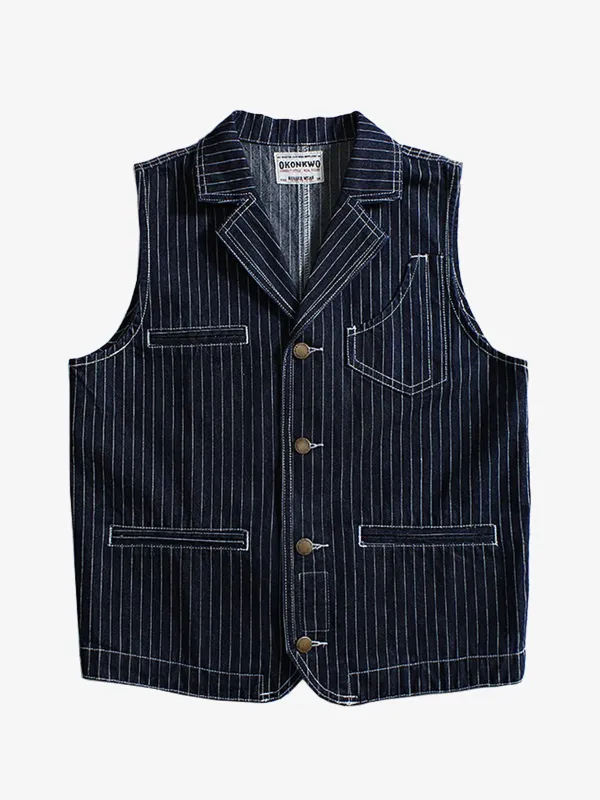 Vintage 1930s Wabash Work Vest sold by Karaku