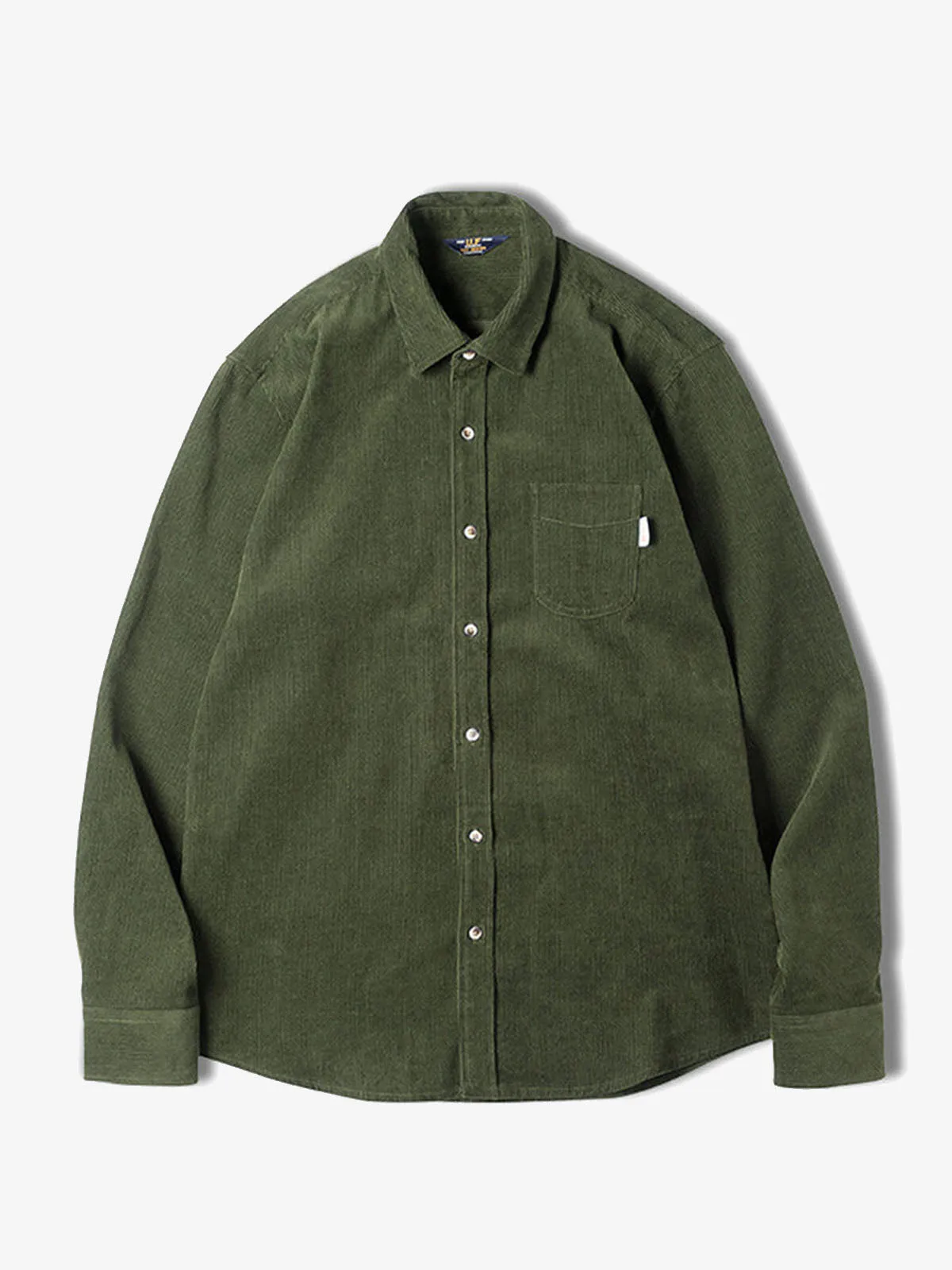 Solid Color Corduroy Work Shirt sold by Karaku product image thumbnail 2