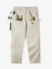 Versatile Multi-Pocket Straight Pants sold by Karaku