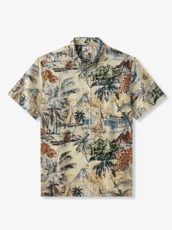 Tropical Paradise Vibes Cotton Shirt sold by Karaku