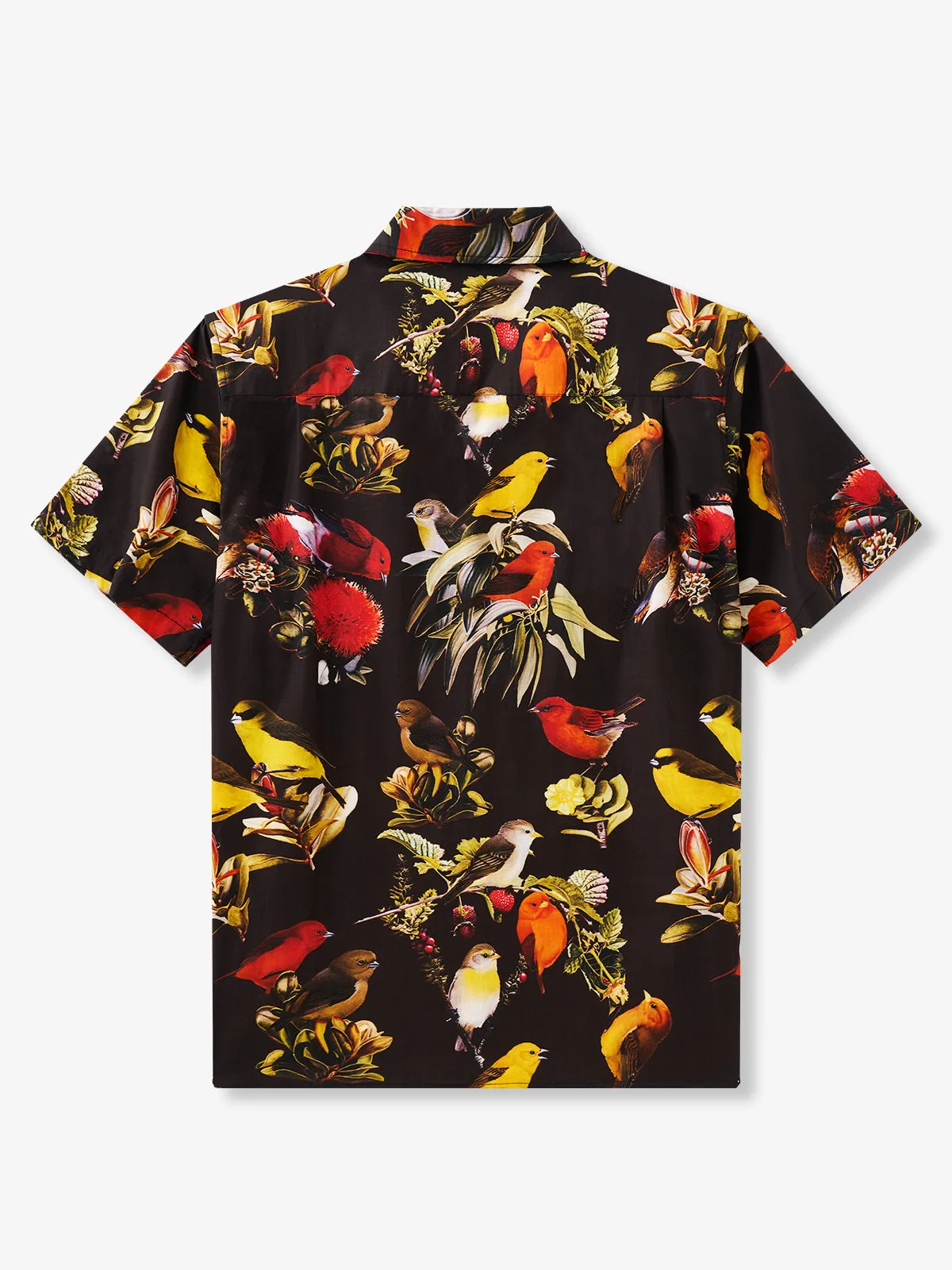Hawaiian 'Ōhi'a Lehua & I'iwi Bird Cotton Shirt sold by Karaku product image thumbnail 3