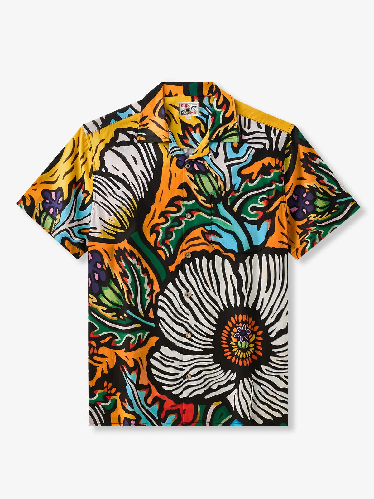 Hawaiian Puakala Cotton Camp Shirt sold by Karaku