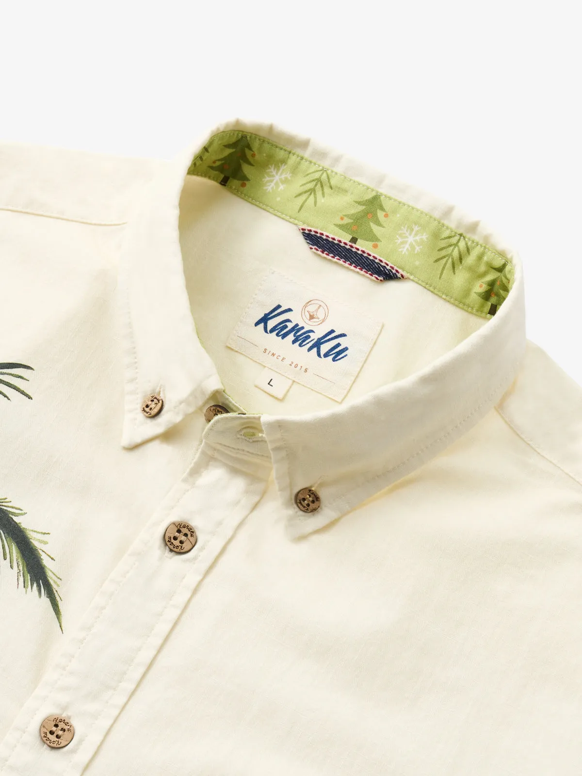 Island Christmas Vibe Cotton Shirt sold by Karaku product image thumbnail 2
