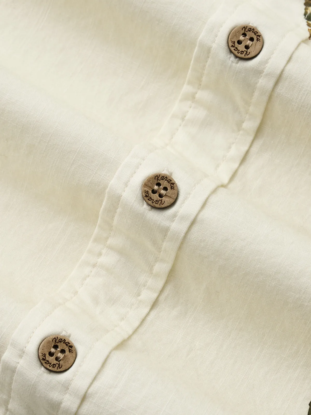 Island Christmas Vibe Cotton Shirt sold by Karaku product image thumbnail 4