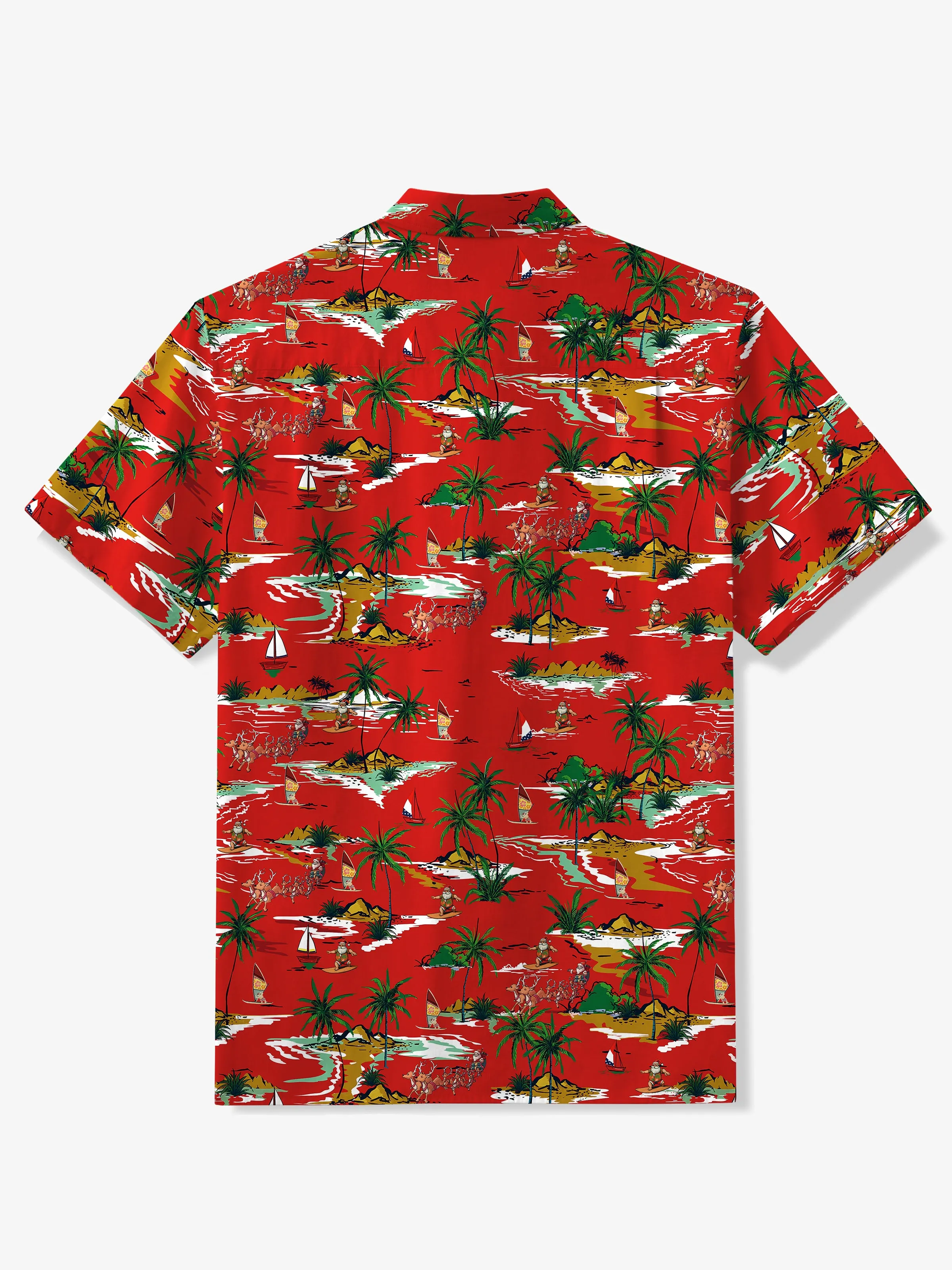 Tropical Christmas Cheer Cotton Shirt sold by Karaku product image thumbnail 3