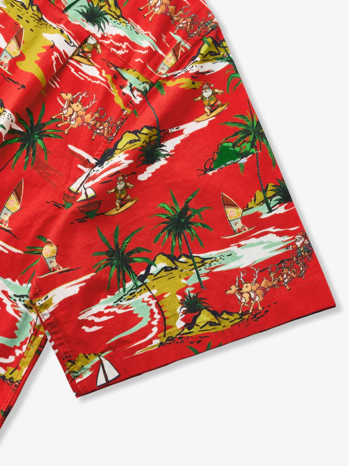 Tropical Christmas Cheer Cotton Shirt sold by Karaku product image thumbnail 5