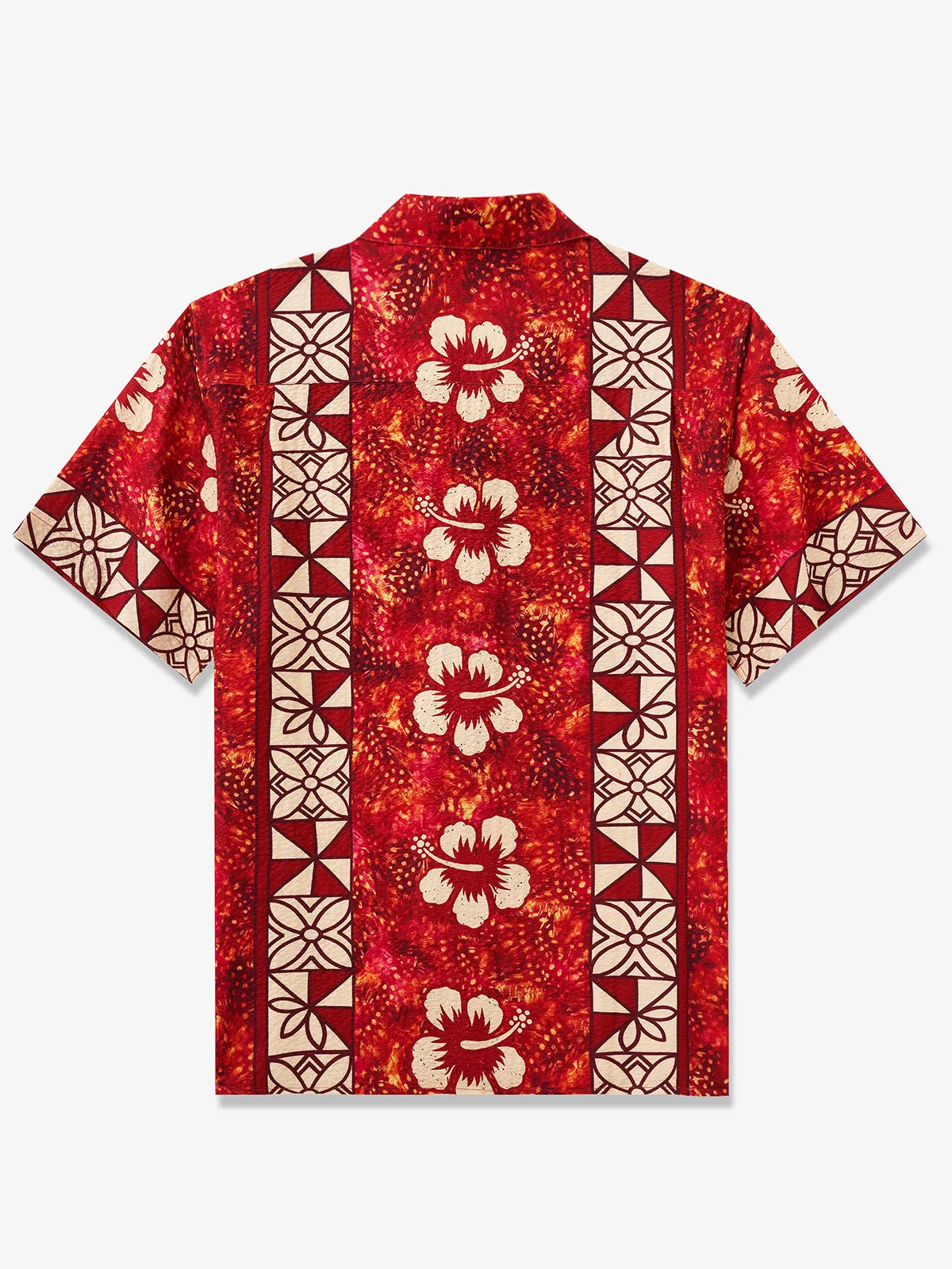 Passionate Red & Floral Charm Camp Shirt sold by Karaku product image thumbnail 3