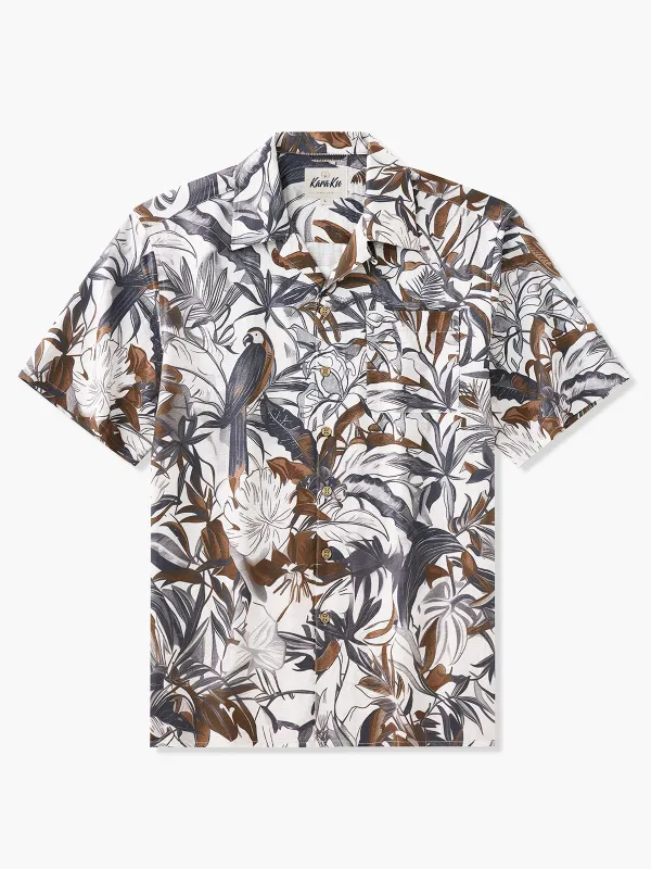 Rainforest Symphony Camp Shirt sold by Karaku