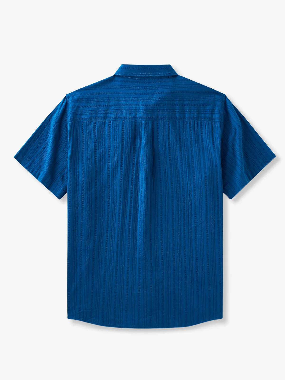 Cool Blue Island Breeze Cotton Shirt sold by Karaku product image thumbnail 3