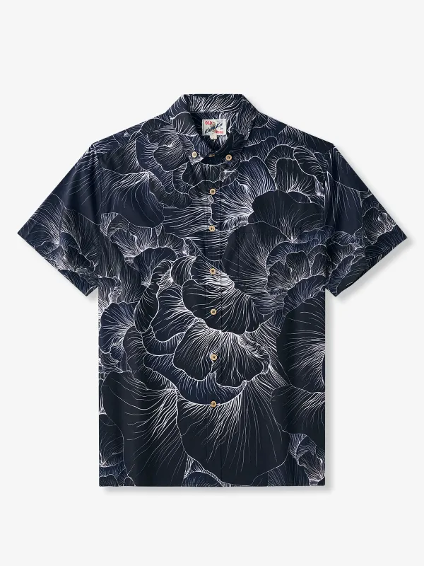 Minimalism Elegant Floral Pattern Cotton Shirt sold by Karaku